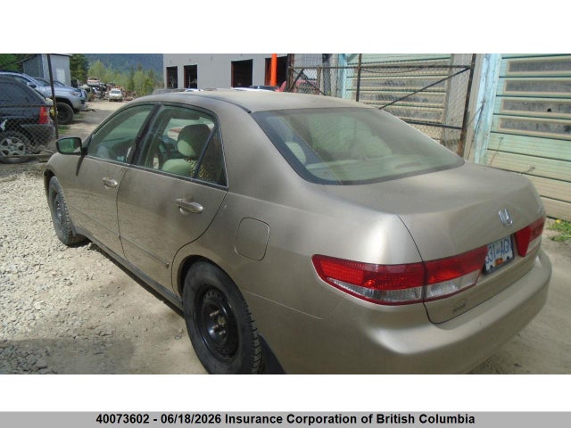 Продаж на аукціоні авто 2003 Honda Accord Lx, vin: 1HGCM56473A809536, номер лоту: 40073602