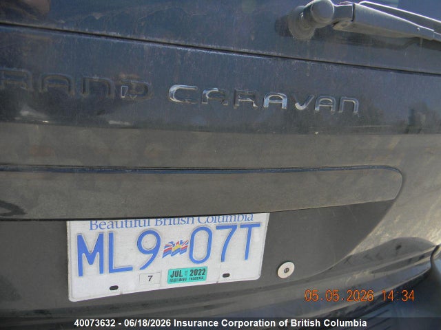 Продажа на аукционе авто 2007 Dodge Grand Caravan Se, vin: 1D4GP24RX7B106505, номер лота: 40073632
