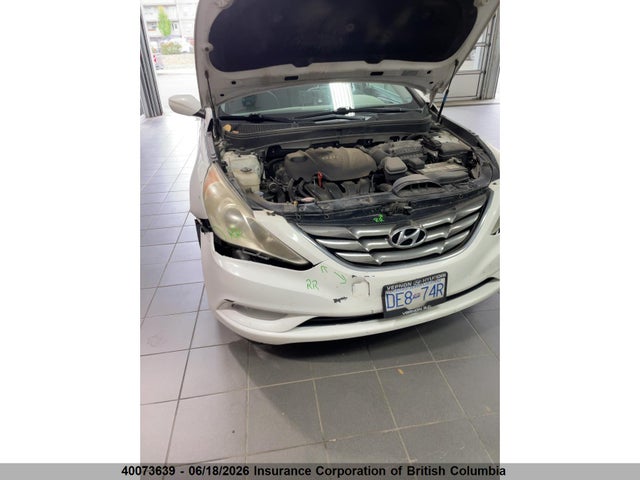 2011 Hyundai Sonata Gls მანქანა იყიდება აუქციონზე, vin: 5NPEB4AC6BH261283, აუქციონის ნომერი: 40073639