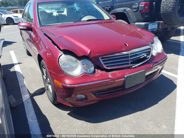 40073643 :رقم المزاد ، WDBRF40J25F592705 vin ، 2005 Mercedes-benz C 230 Sport مزاد بيع