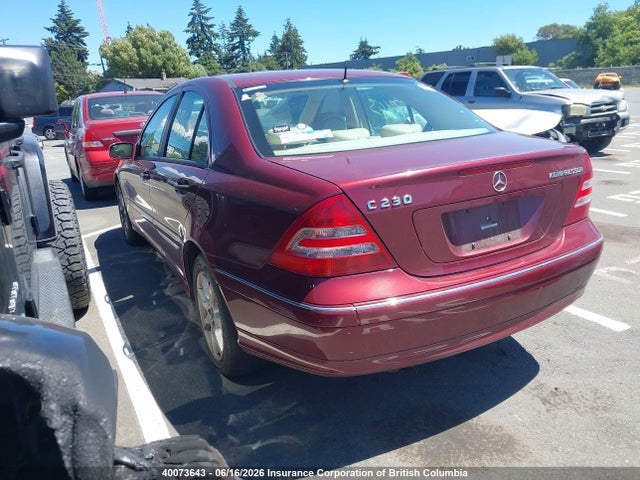 40073643 :رقم المزاد ، WDBRF40J25F592705 vin ، 2005 Mercedes-benz C 230 Sport مزاد بيع
