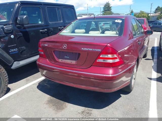 40073643 :رقم المزاد ، WDBRF40J25F592705 vin ، 2005 Mercedes-benz C 230 Sport مزاد بيع