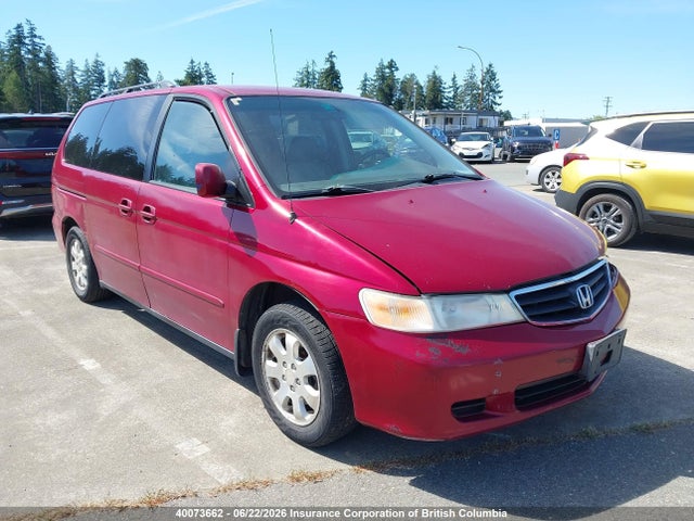 Продажа на аукционе авто 2002 Honda Odyssey Exl, vin: 2HKRL18952H010178, номер лота: 40073662