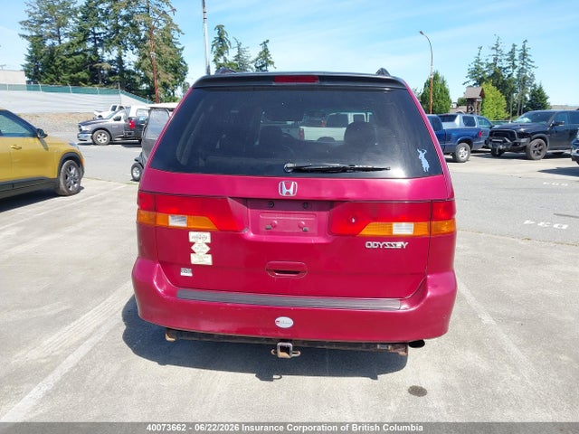 Продаж на аукціоні авто 2002 Honda Odyssey Exl, vin: 2HKRL18952H010178, номер лоту: 40073662