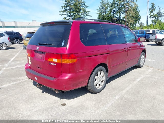 Продаж на аукціоні авто 2002 Honda Odyssey Exl, vin: 2HKRL18952H010178, номер лоту: 40073662