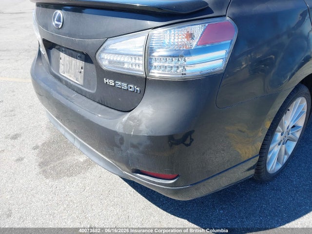 Aukcja sprzedaży 2010 Lexus Hs 250h, vin: JTHBB1BA5A2021946, numer aukcji: 40073682