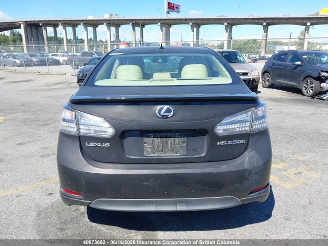 Aukcja sprzedaży 2010 Lexus Hs 250h, vin: JTHBB1BA5A2021946, numer aukcji: 40073682