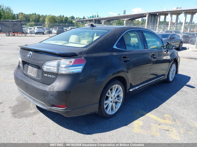 Aukcja sprzedaży 2010 Lexus Hs 250h, vin: JTHBB1BA5A2021946, numer aukcji: 40073682
