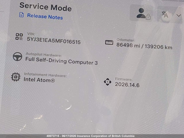 Tesla MODEL 3 2021 5YJ3E1EA5MF016515 Image 16
