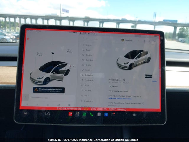 Tesla MODEL 3 2021 5YJ3E1EA5MF016515 Image 7