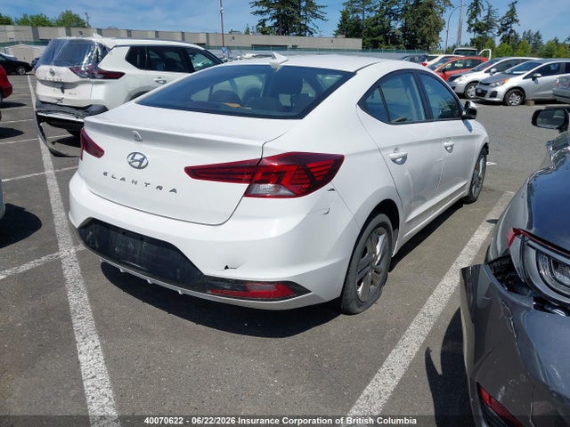 Aukcja sprzedaży 2019 Hyundai Elantra Sel/value/limited, vin: KMHD84LF5KU740863, numer aukcji: 40070622