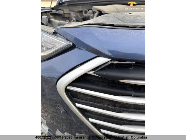 2018 Hyundai Elantra Sel/value/limited მანქანა იყიდება აუქციონზე, vin: KMHD84LF5JU510982, აუქციონის ნომერი: 40073722