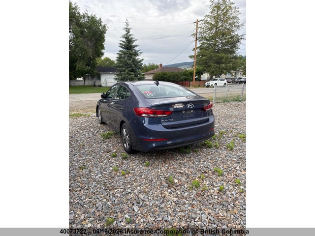 2018 Hyundai Elantra Sel/value/limited მანქანა იყიდება აუქციონზე, vin: KMHD84LF5JU510982, აუქციონის ნომერი: 40073722