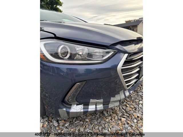 2018 Hyundai Elantra Sel/value/limited მანქანა იყიდება აუქციონზე, vin: KMHD84LF5JU510982, აუქციონის ნომერი: 40073722