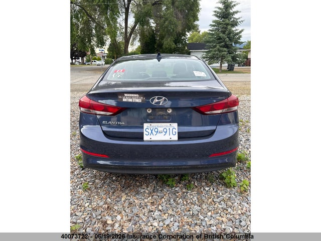 2018 Hyundai Elantra Sel/value/limited მანქანა იყიდება აუქციონზე, vin: KMHD84LF5JU510982, აუქციონის ნომერი: 40073722