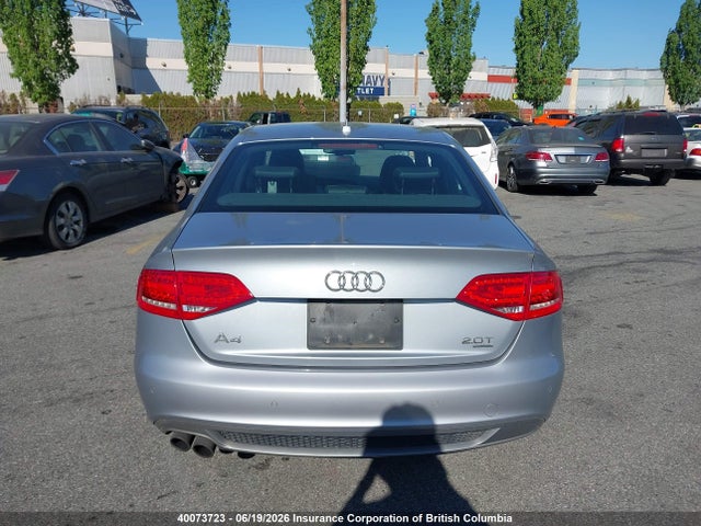 2010 Audi A4 მანქანა იყიდება აუქციონზე, vin: WAUHFCFL4AN025800, აუქციონის ნომერი: 40073723