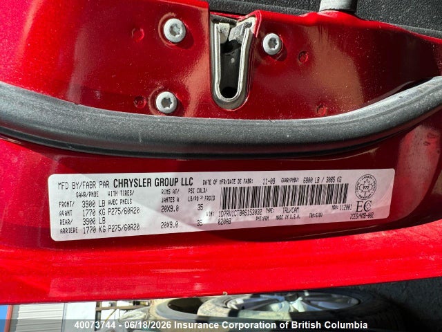 Продажа на аукционе авто 2010 Dodge Ram 1500 Laramie, vin: 1D7RV1CT8AS153032, номер лота: 40073744