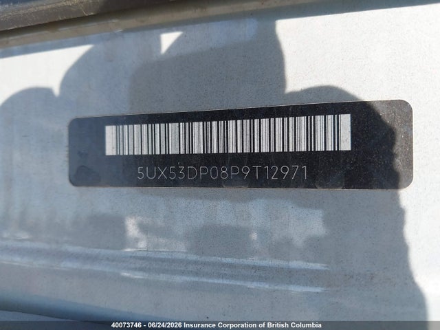 Aukcja sprzedaży 2023 Bmw X3, vin: 5UX53DP08P9T12971, numer aukcji: 40073746
