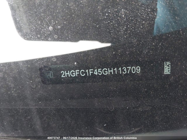 Honda Civic 2016 2HGFC1F45GH113709 Image 18