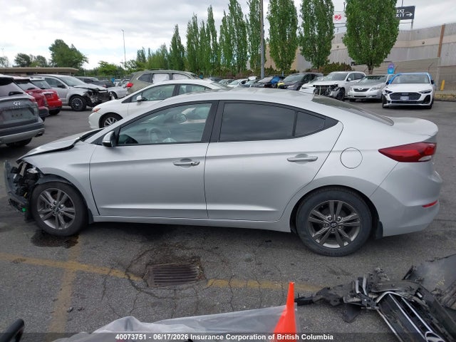 2018 Hyundai Elantra Sel/value/limited მანქანა იყიდება აუქციონზე, vin: KMHD84LF8JU705961, აუქციონის ნომერი: 40073751