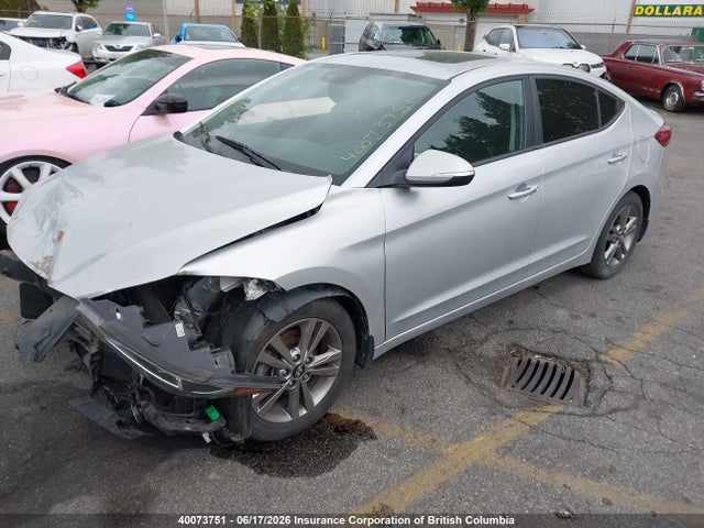 2018 Hyundai Elantra Sel/value/limited მანქანა იყიდება აუქციონზე, vin: KMHD84LF8JU705961, აუქციონის ნომერი: 40073751