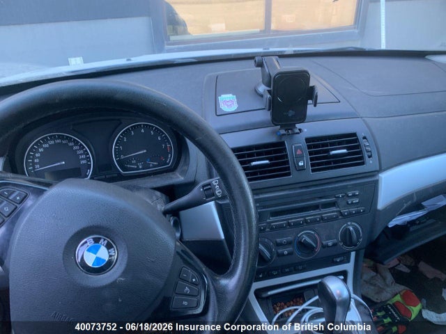 2007 Bmw X3 მანქანა იყიდება აუქციონზე, vin: WBXPC73407WE50628, აუქციონის ნომერი: 40073752