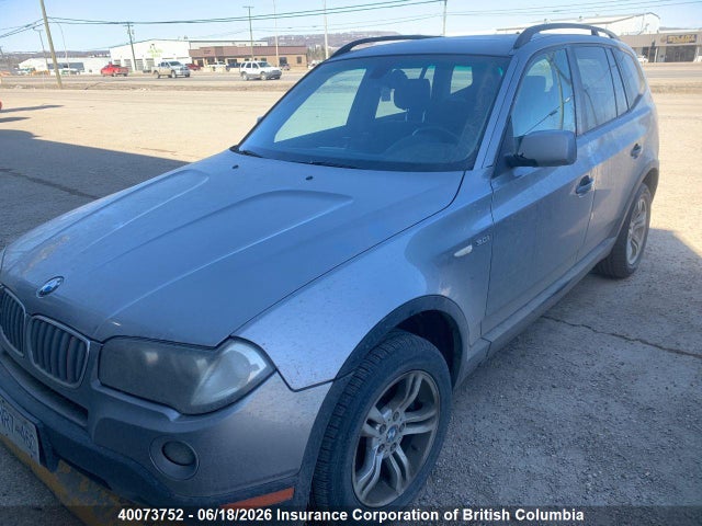 2007 Bmw X3 მანქანა იყიდება აუქციონზე, vin: WBXPC73407WE50628, აუქციონის ნომერი: 40073752