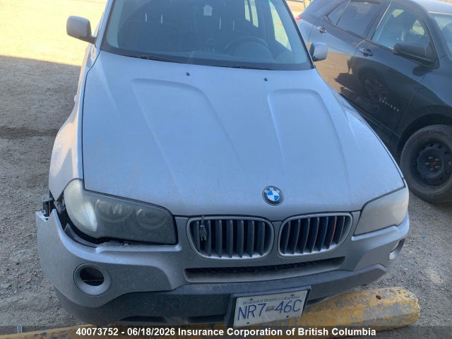 2007 Bmw X3 მანქანა იყიდება აუქციონზე, vin: WBXPC73407WE50628, აუქციონის ნომერი: 40073752