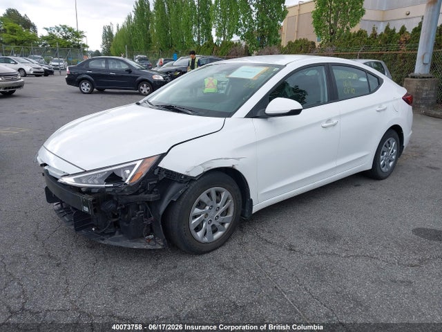 2020 Hyundai Elantra Se მანქანა იყიდება აუქციონზე, vin: KMHD74LF0LU109071, აუქციონის ნომერი: 40073758