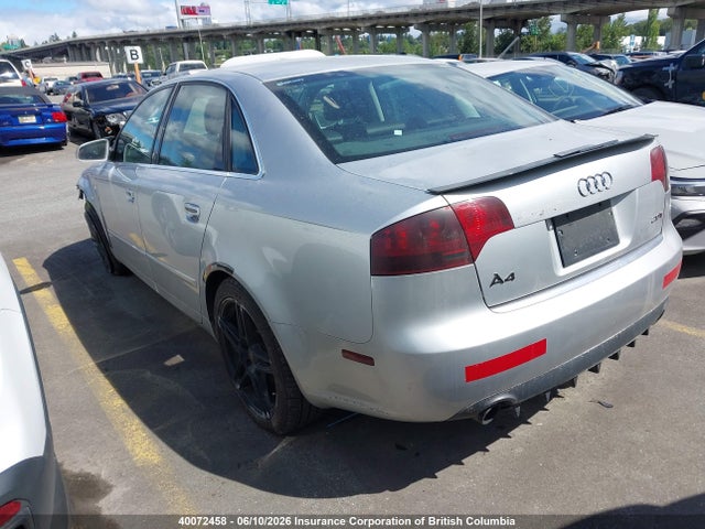 2006 Audi A4 2 Turbo მანქანა იყიდება აუქციონზე, vin: WAUAF68E96A001721, აუქციონის ნომერი: 40072458
