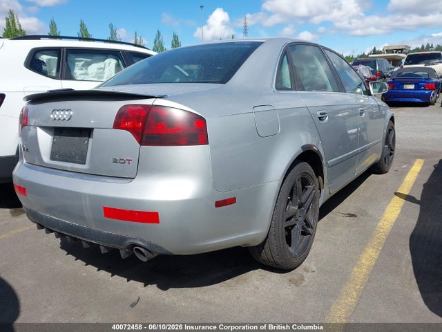 2006 Audi A4 2 Turbo მანქანა იყიდება აუქციონზე, vin: WAUAF68E96A001721, აუქციონის ნომერი: 40072458