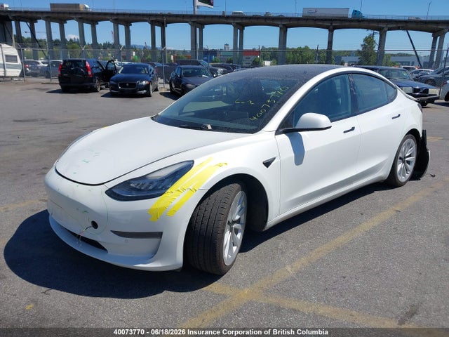 Tesla MODEL 3 2022 5YJ3E1EA0NF258114 Image 2