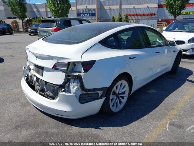 Tesla MODEL 3 2022 5YJ3E1EA0NF258114 Image 4