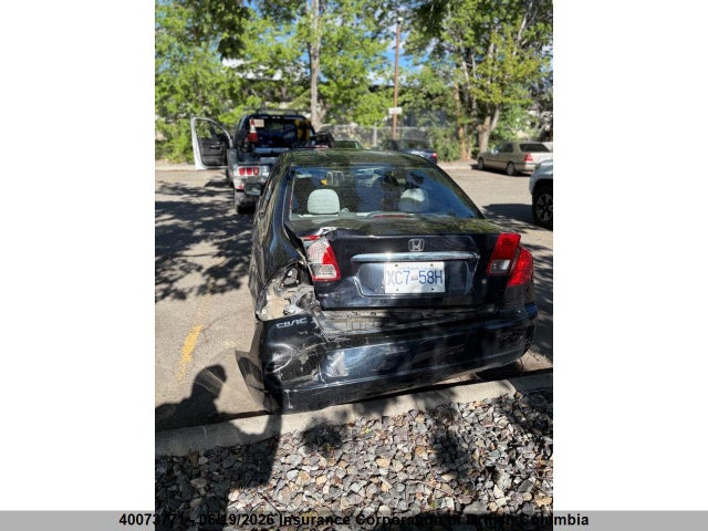 40073771 :رقم المزاد ، 2HGES16663H943528 vin ، 2003 Honda Civic مزاد بيع