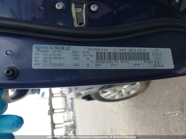 Dodge JOURNEY SE 2017 3C4PDCAB8HT584442 Image 9