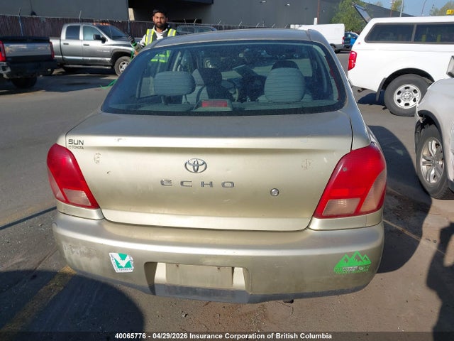 2000 Toyota Echo მანქანა იყიდება აუქციონზე, vin: JTDBT1236Y0087248, აუქციონის ნომერი: 40065776