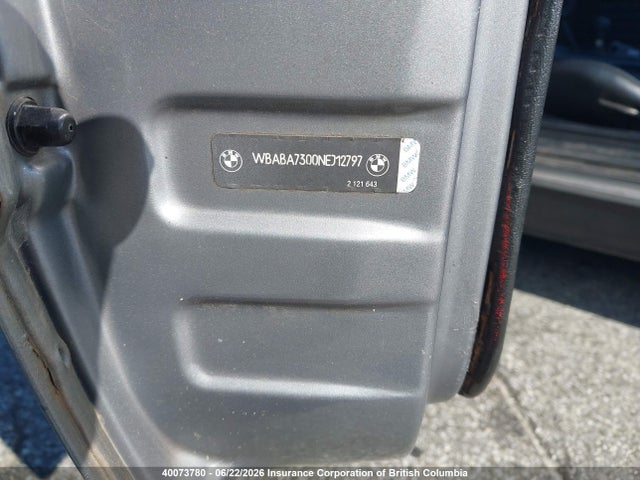 Продажа на аукционе авто 1992 Bmw 318i, vin: WBABA7300NEJ12797, номер лота: 40073780