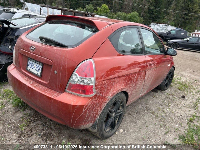 2008 Hyundai Accent Gs მანქანა იყიდება აუქციონზე, vin: KMHCN35C38U066643, აუქციონის ნომერი: 40073811