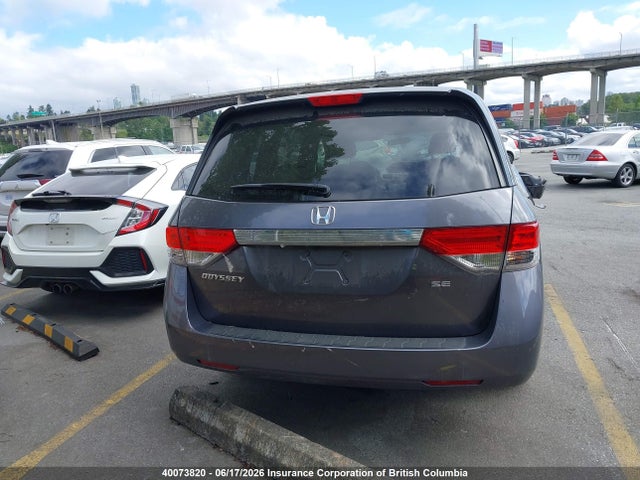 Продаж на аукціоні авто 2016 Honda Odyssey Se, vin: 5FNRL5H39GB502799, номер лоту: 40073820