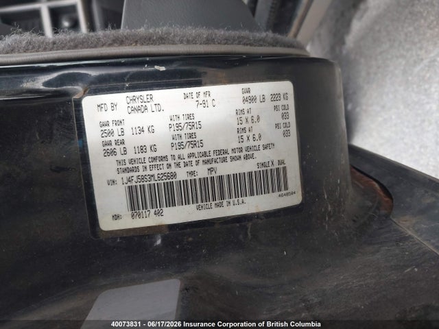 Aukcja sprzedaży 1991 Jeep Cherokee Laredo, vin: 1J4FJ58S3ML625680, numer aukcji: 40073831