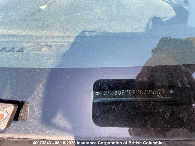 2T1BURHE9GC738977 Toyota Corolla L/le/le Pls/prm/s/s Pls