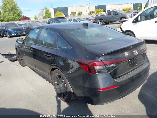 Продажа на аукционе авто 2026 Honda Civic Sport/sport Touring, vin: 2HGFE4F82TH009722, номер лота: 40068032