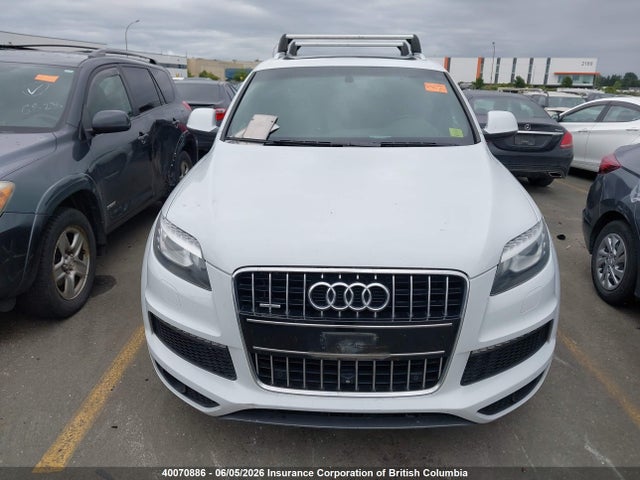 2013 Audi Q7 Prestige მანქანა იყიდება აუქციონზე, vin: WA1WMCFE1DD008054, აუქციონის ნომერი: 40070886