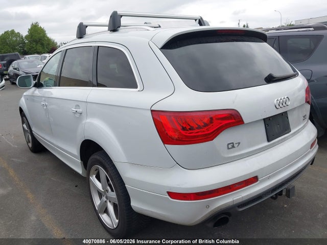 2013 Audi Q7 Prestige მანქანა იყიდება აუქციონზე, vin: WA1WMCFE1DD008054, აუქციონის ნომერი: 40070886