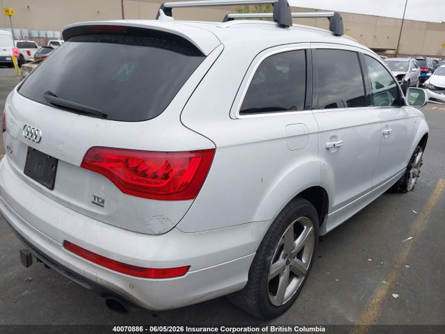 2013 Audi Q7 Prestige მანქანა იყიდება აუქციონზე, vin: WA1WMCFE1DD008054, აუქციონის ნომერი: 40070886