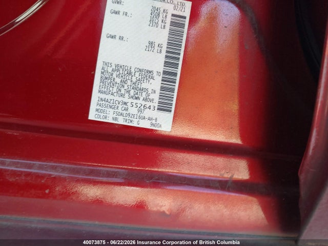 Nissan Leaf 2021 1N4AZ1CV3MC552643 Image 9