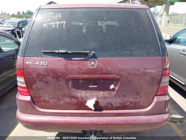 Aukcja sprzedaży 1999 Mercedes-benz Ml 430, vin: 4JGAB72E5XA073364, numer aukcji: 40069264