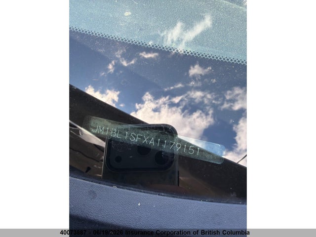 Aukcja sprzedaży 2010 Mazda 3 I, vin: JM1BL1SFXA1179151, numer aukcji: 40073887