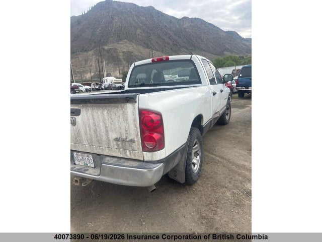 2007 Dodge Ram 1500 St/slt მანქანა იყიდება აუქციონზე, vin: 1D7HU182X7J631237, აუქციონის ნომერი: 40073890