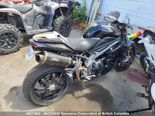 Aukcja sprzedaży 2012 Triumph Motorcycle Speed Triple Abs, vin: SMTN01PK8CT547721, numer aukcji: 40073892